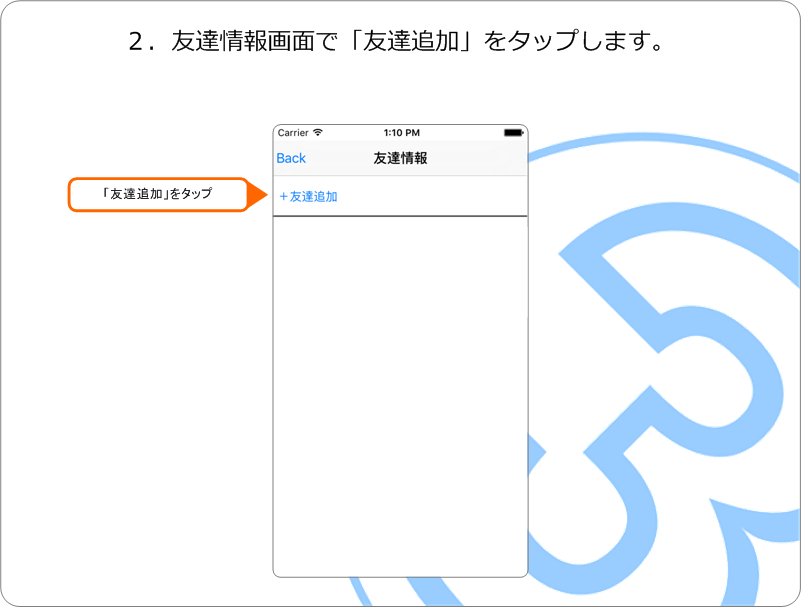 友達申請